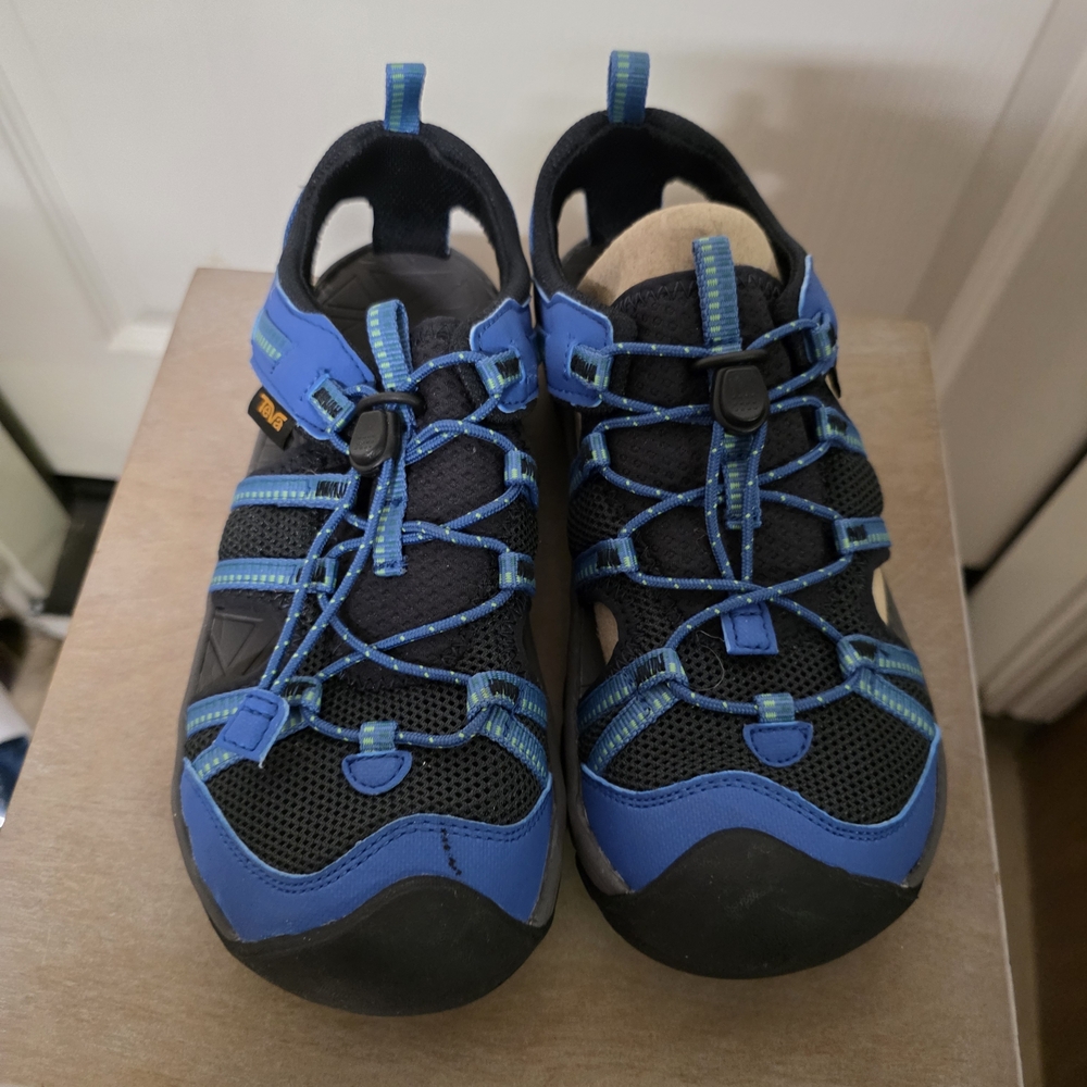 Teva Kids Blue and Black Water Shoes